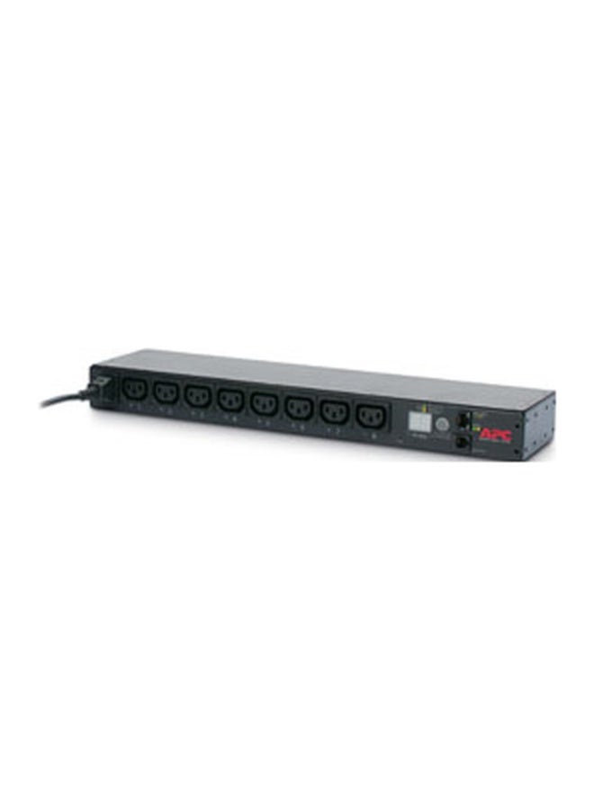 APC AP7920B | APC NetShelter Switched Rack PDU, 1U, 1PH, 2.3kW 230V 10A or 2.5kW 208V 12A, 8 C13 outlets, C14 cord - Image 1